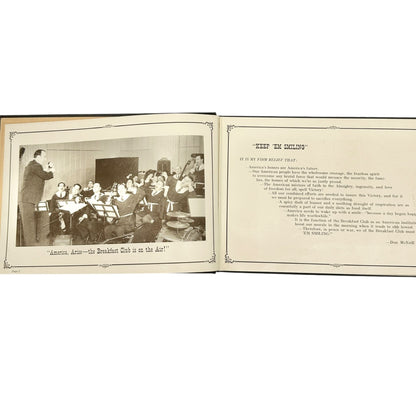 1940s Breakfast Club Family Album and 1947 Yearbook Collectible Books