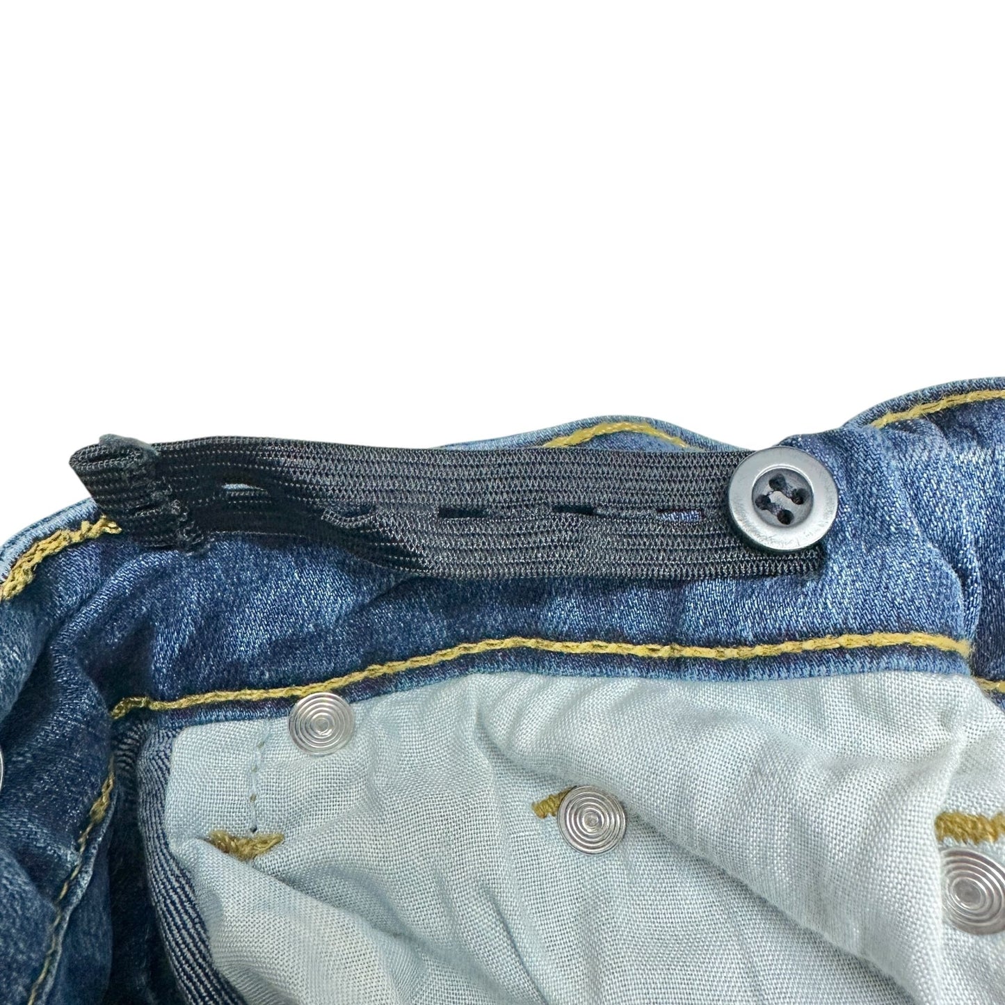 Lee Boys Slim Fit Tapered Leg Jeans Size 8 Adj Waist Blue Denim Cotton Blend