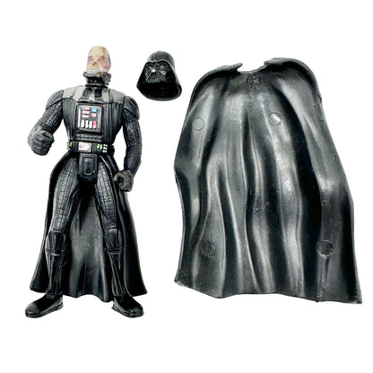 Vintage Darth Vader Action Figure With Removable Helmet and Cape 4 Inches