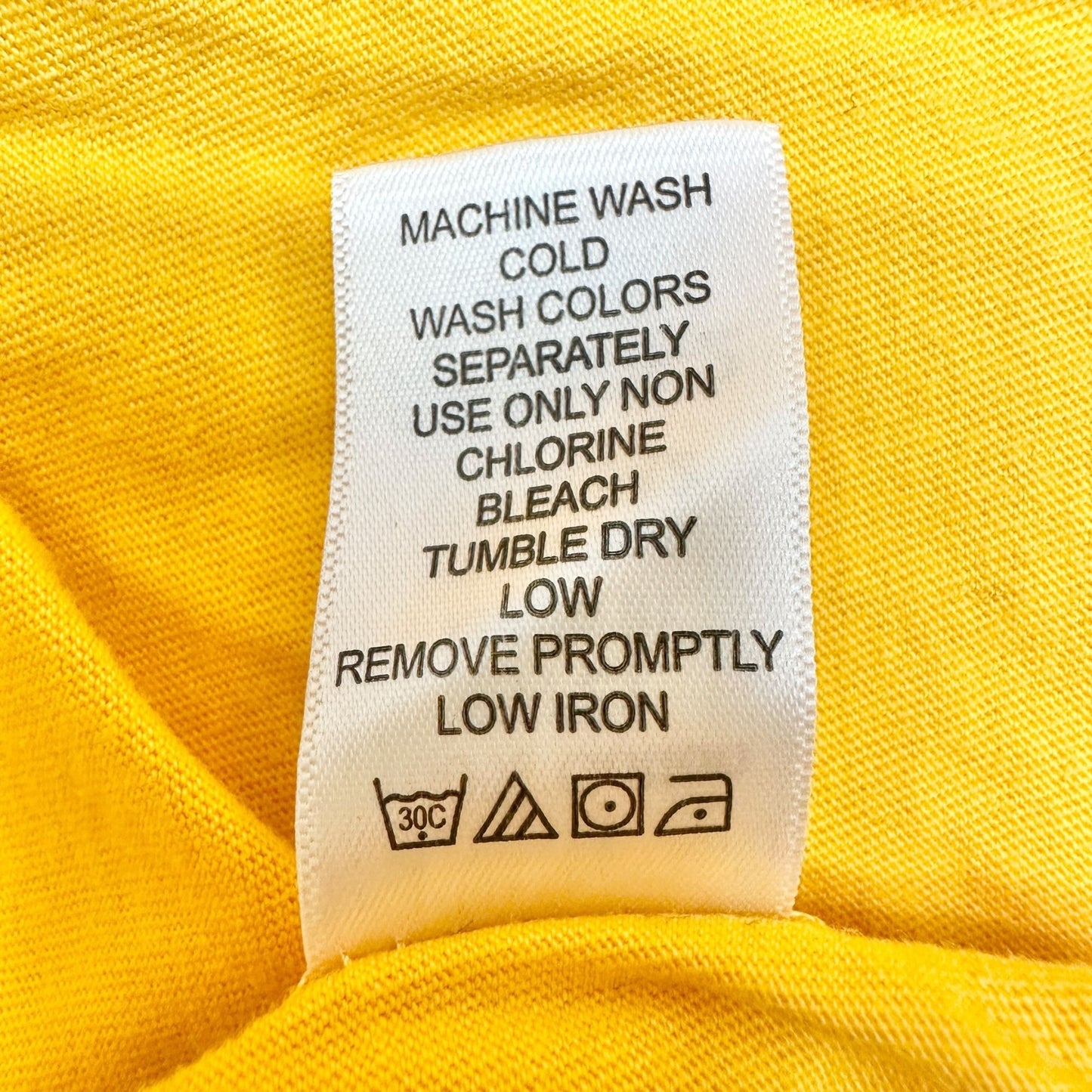 Woman Within T-Shirt Womens 14/16 M Yellow Short Sleeve Crewneck Cotton