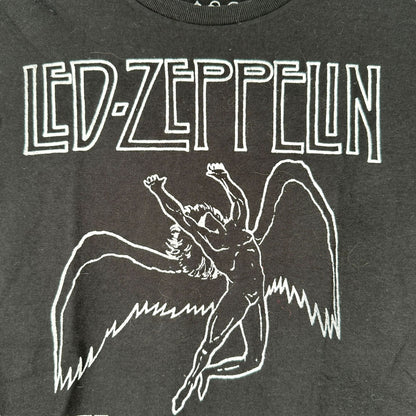Led Zeppelin T-Shirt Small United States Of America 1977 Black White Cotton