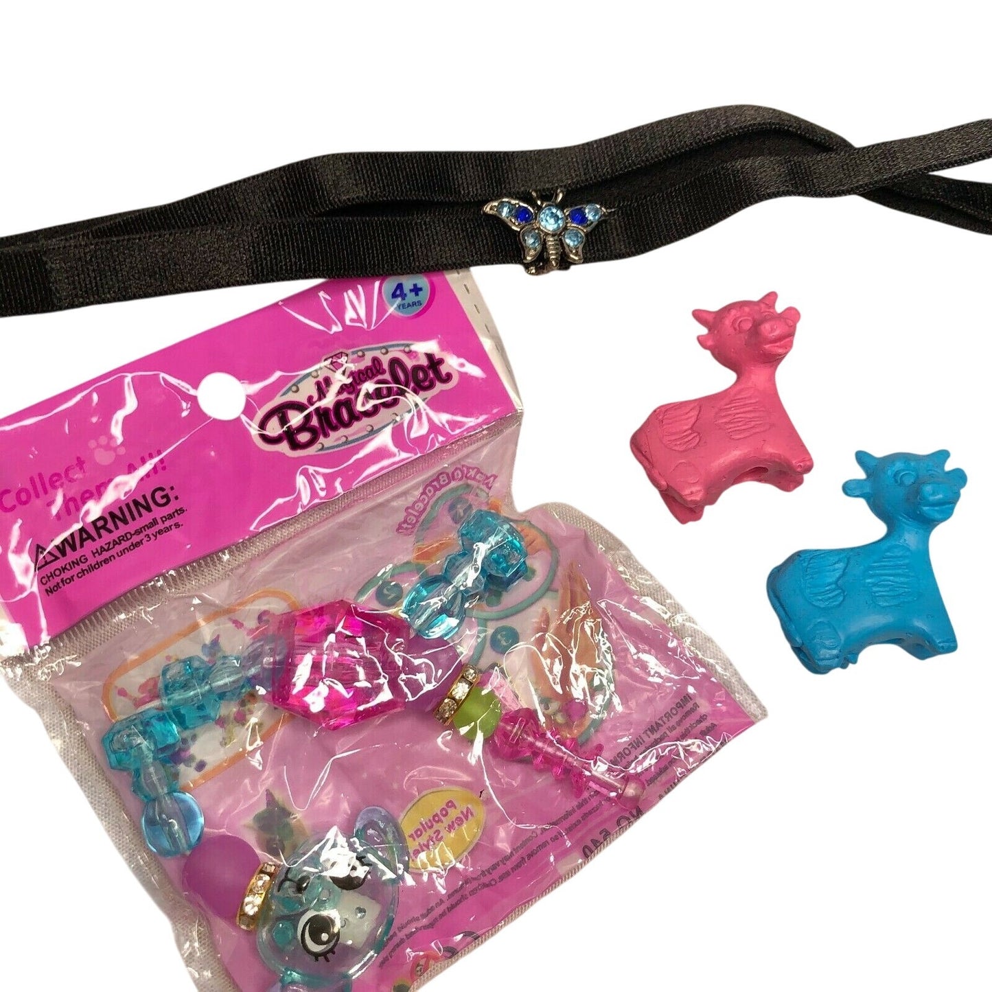 Easter Basket Bundle with Blue Bunny Earmuffs and More NEW (EG3)