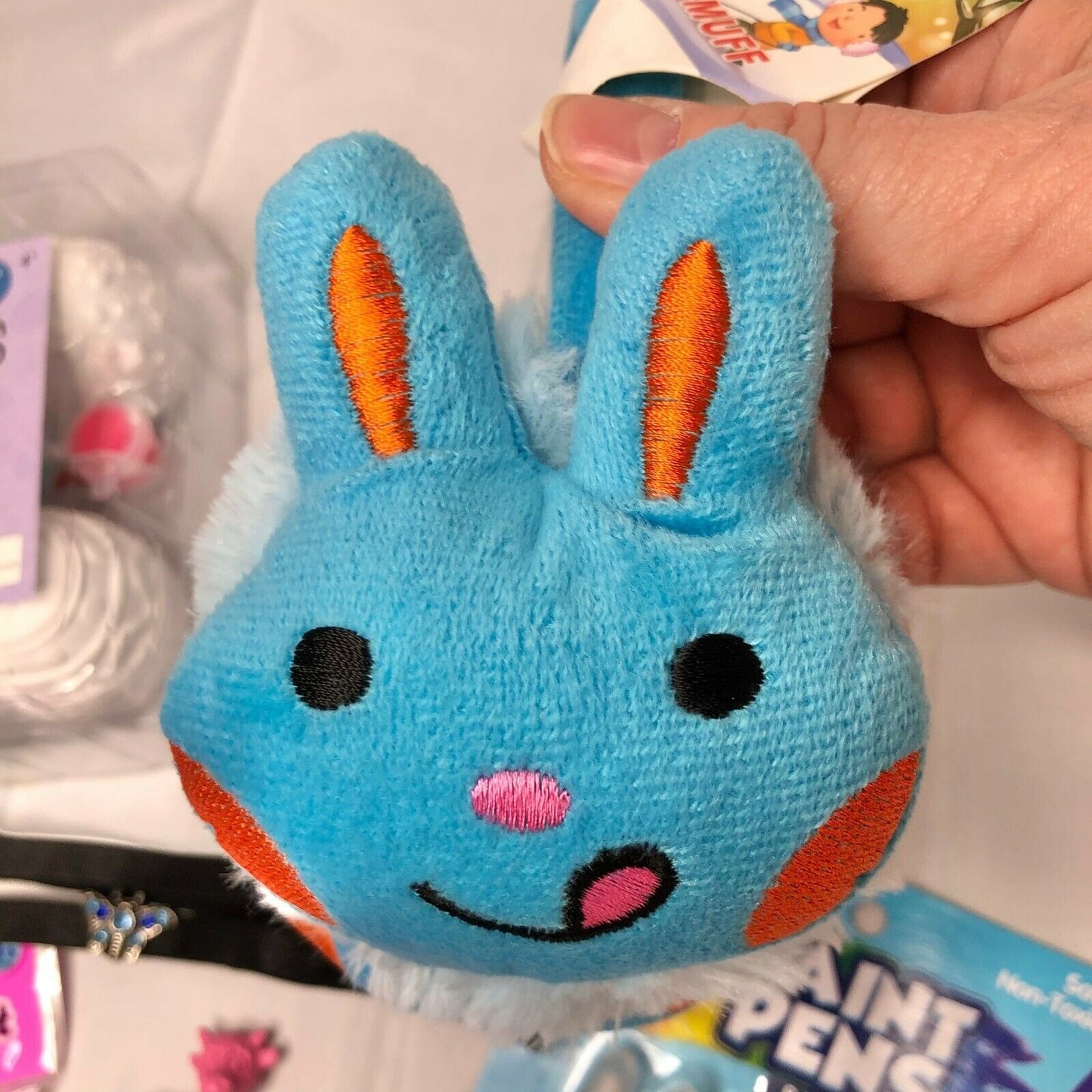 Easter Basket Bundle with Blue Bunny Earmuffs and More NEW (EG3)