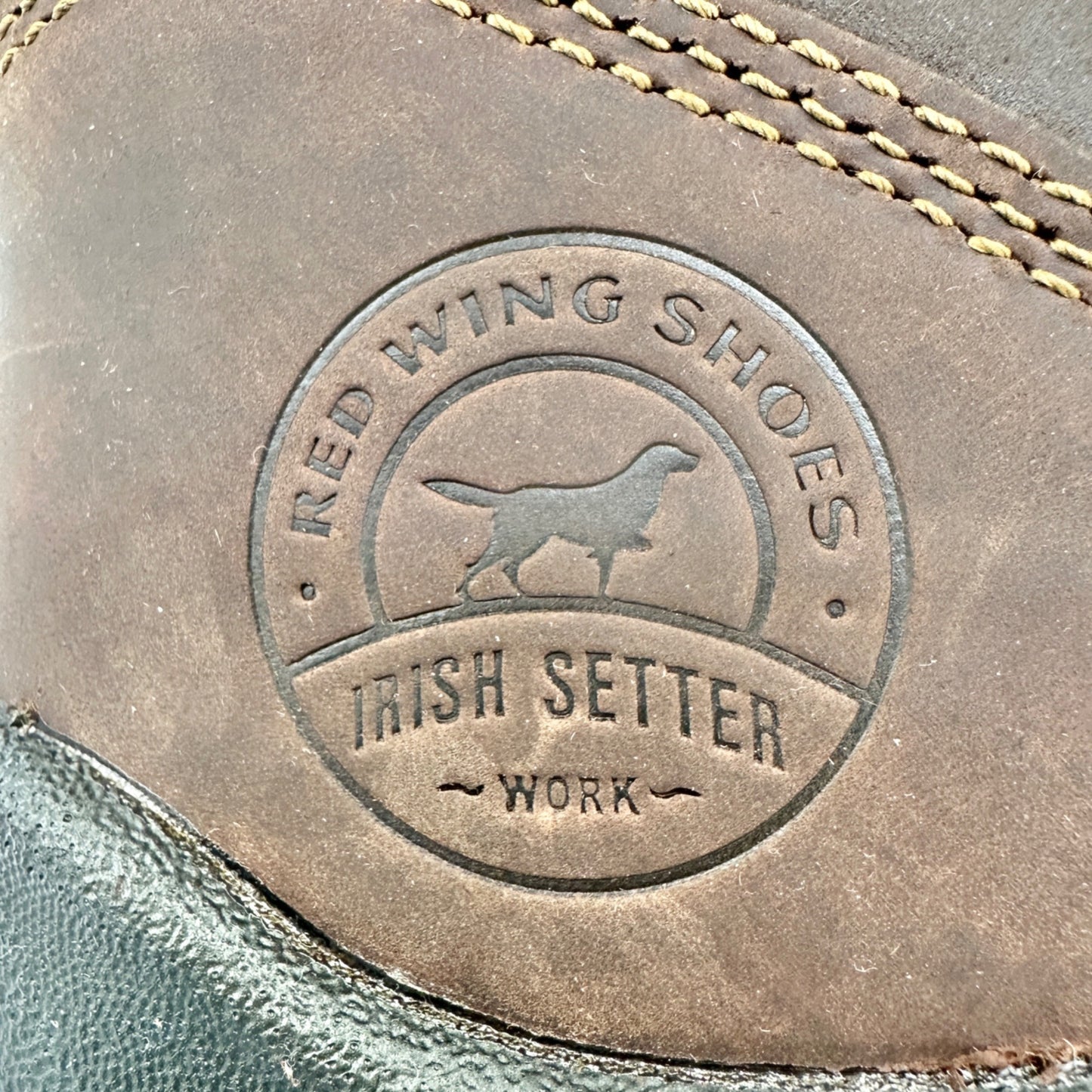 Red Wing Irish Setter Mens Work Boots Size 12 Brown Leather Oil-Resistant Sole
