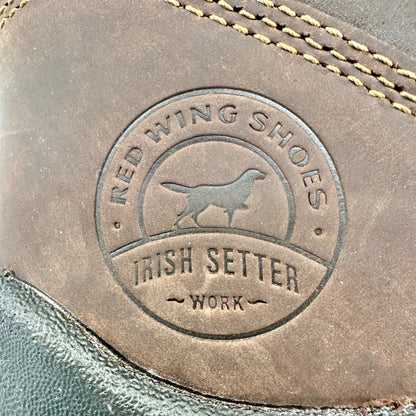 Red Wing Irish Setter Mens Work Boots Size 12 Brown Leather Oil-Resistant Sole