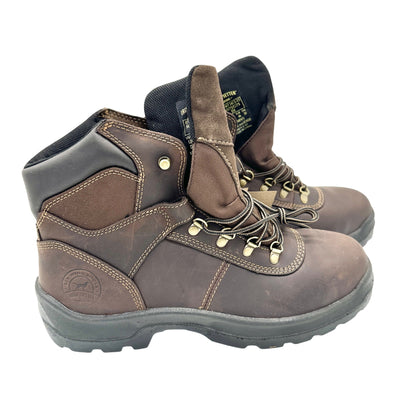 Red Wing Irish Setter Mens Work Boots Size 12 Brown Leather Oil-Resistant Sole