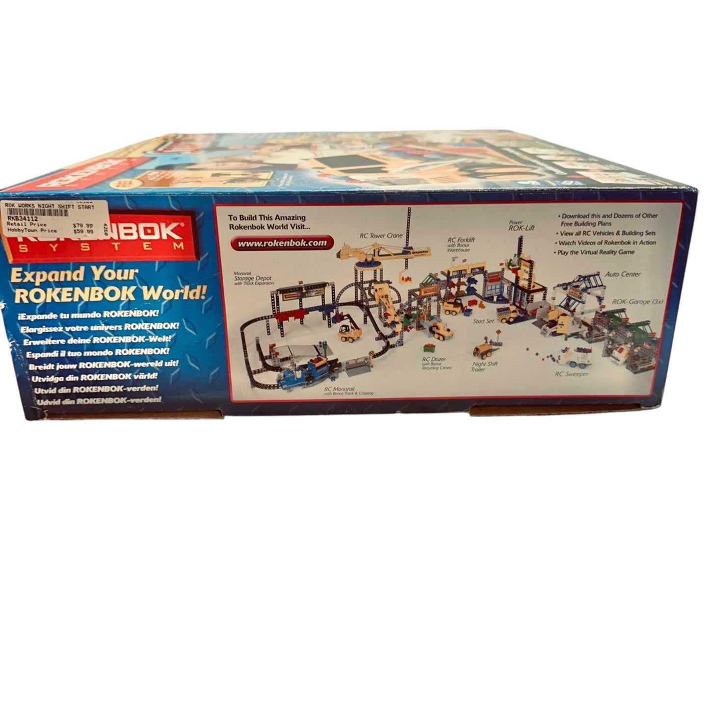 Rokenbok System Radio Control Start Set Kids Construction Toy Over 152 pieces