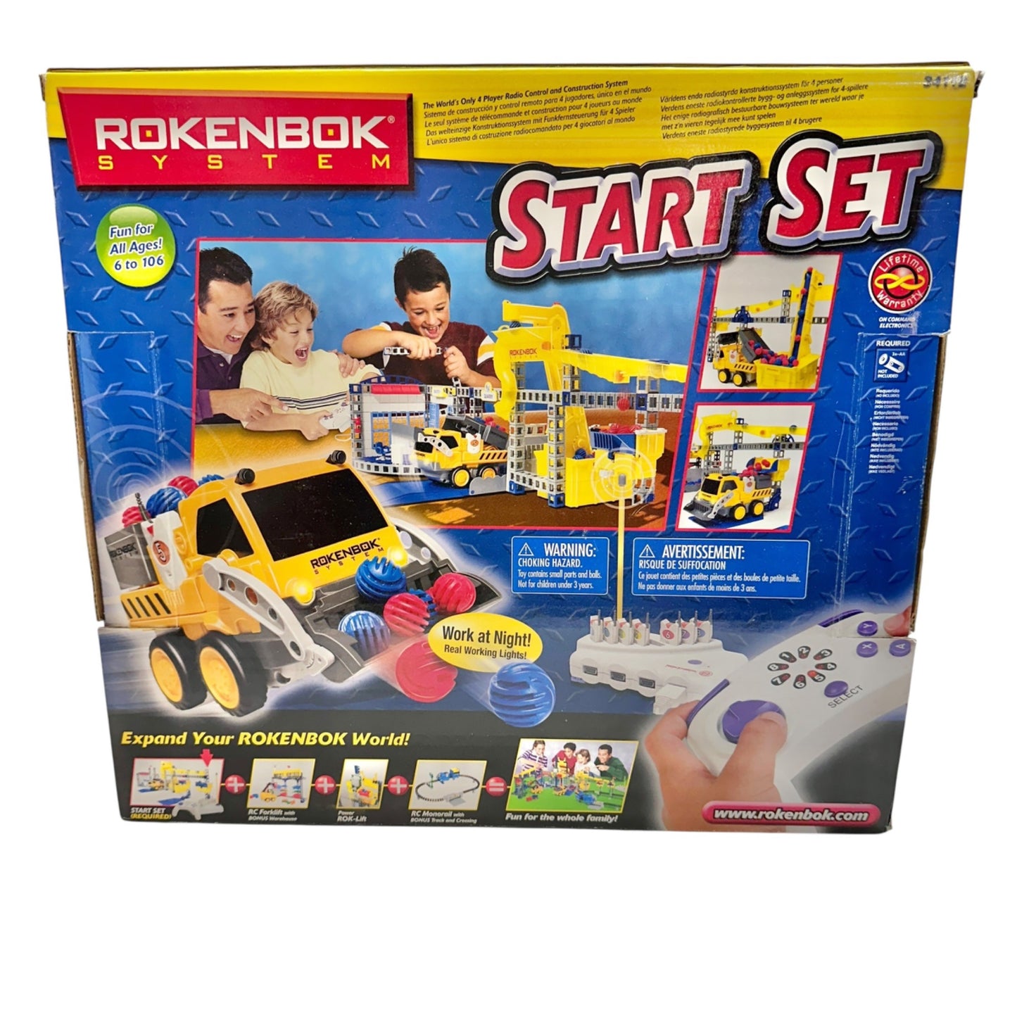Rokenbok System Radio Control Start Set Kids Construction Toy Over 152 pieces