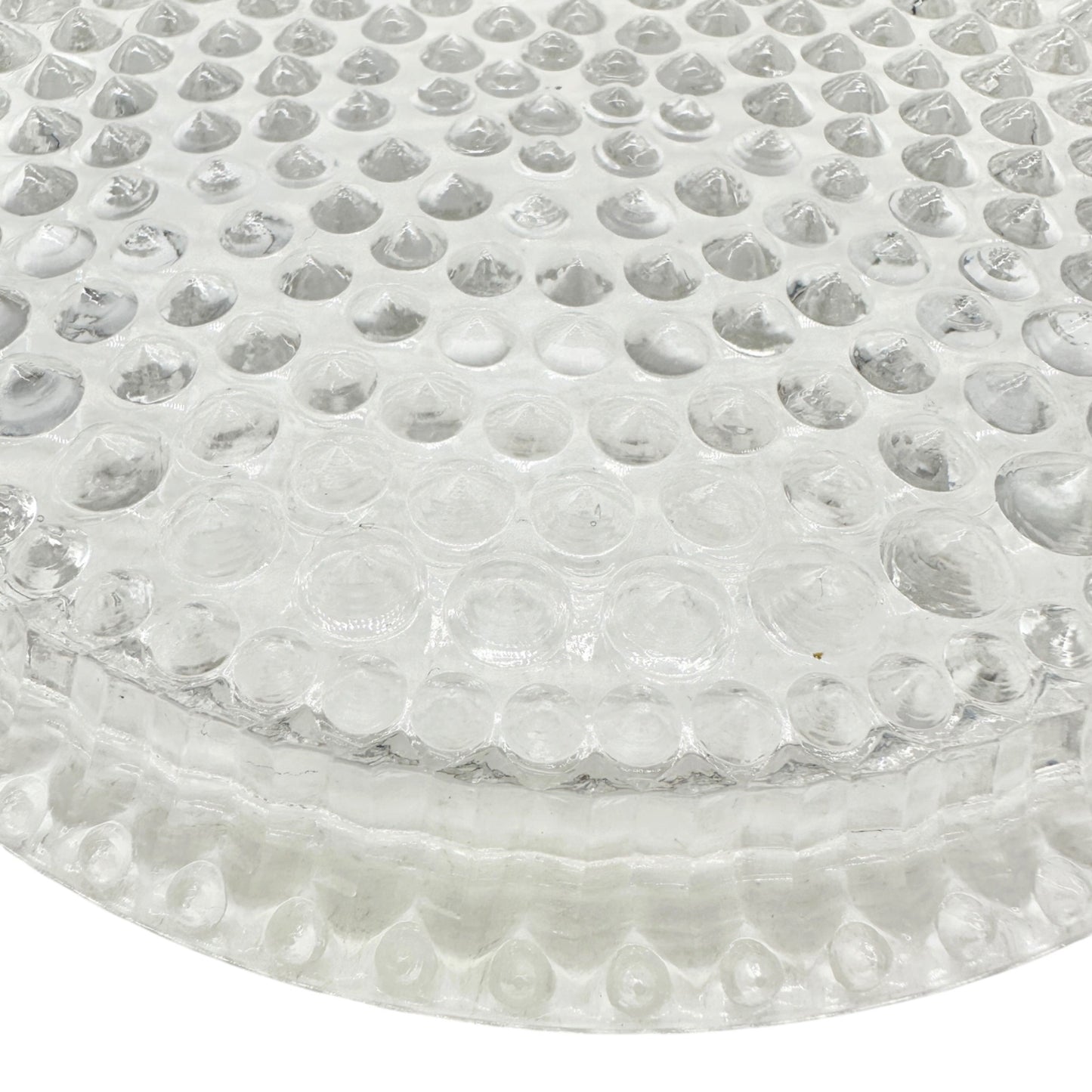 Doyle No 500 Clear Glass Tray Textured Bubble Pattern Late 1800s Pittsburgh PA