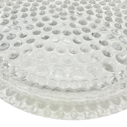 Doyle No 500 Clear Glass Tray Textured Bubble Pattern Late 1800s Pittsburgh PA