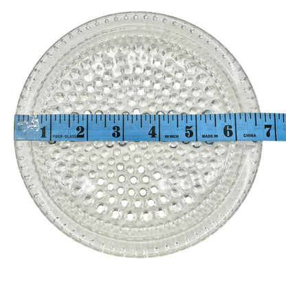 Doyle No 500 Clear Glass Tray Textured Bubble Pattern Late 1800s Pittsburgh PA