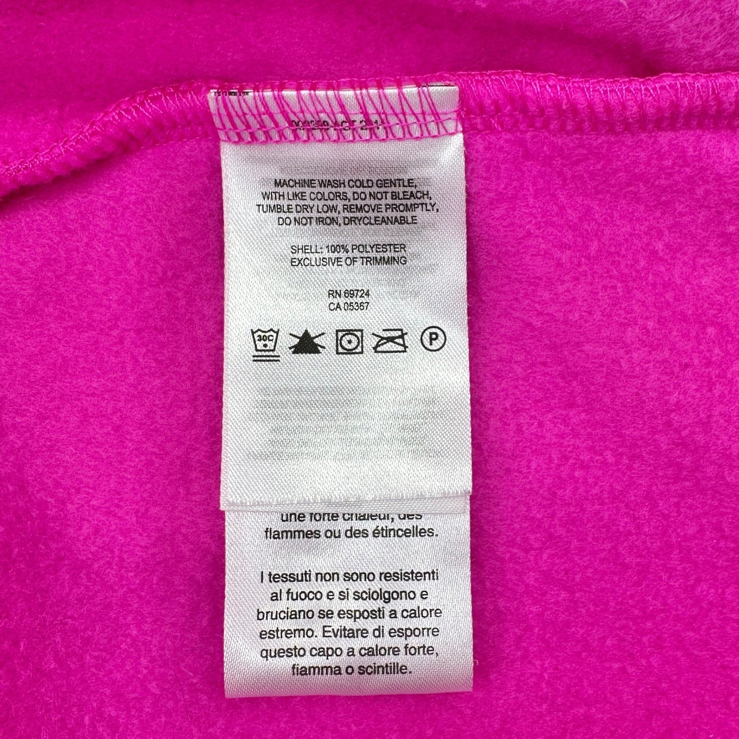 Columbia Fleece Jacket Womens L Pink Flamingo Full Zip Cozy Warm Polyester