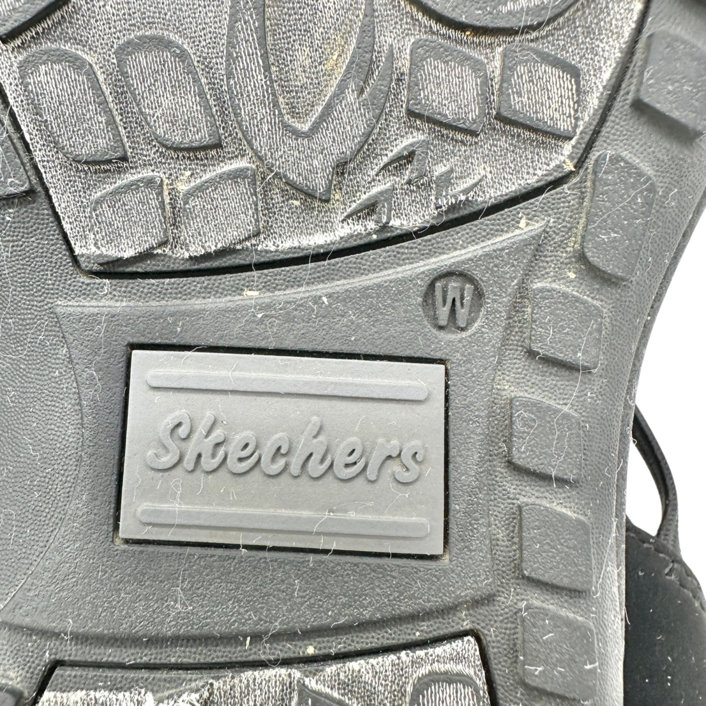 Skechers Womens Raggae Slim Sunnyside Black Strappy Sandals Size 10 Memory Foam