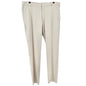Mens Slim Fit Beige Dress Pants Size 38 Polyester Blend Classic Office Style H&M