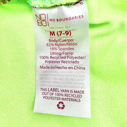 No Boundaries Junior M Bikini Tie Dye Top Adjustable Straps NWT