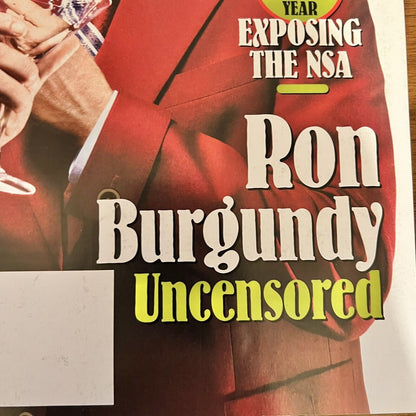 Rolling Stone Magazine Issue 1198/1199 Dec 19 2013-Jan 2 2014 Ron Burgundy