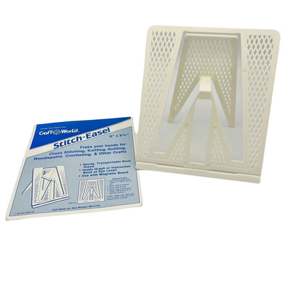 Vintage Craft World Stitch-Easel 8x8.75 in 1983 Transportable