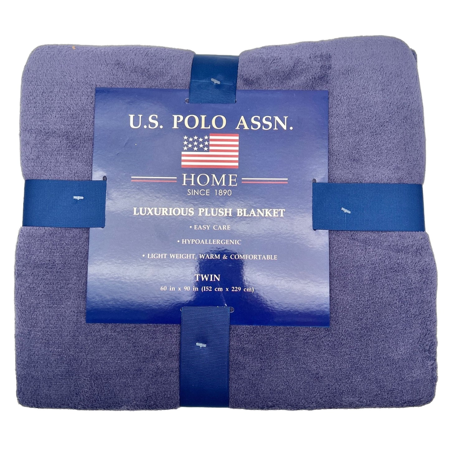 U.S. Polo Assn Luxurious Plush Blanket 60x90 inches New