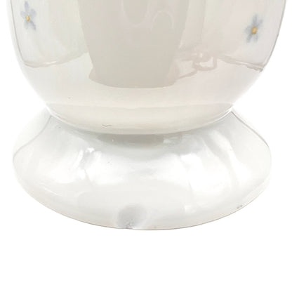 Vintage 1993 Japanese Bud Cylinder Vase By FTD Porcelain White Floral 6.5”