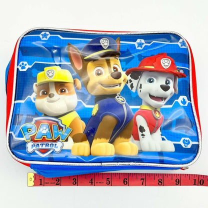 Paw Patrol Kids Lunch Box With Insulated Interior Blue Red Chase Marshall