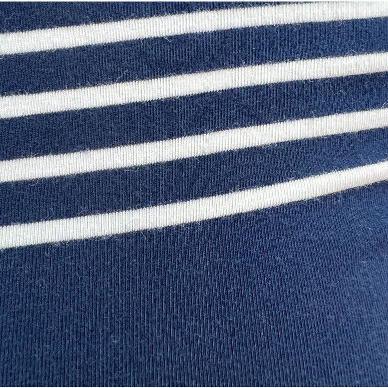Tommy Hilfiger 3/4 Sleeve Top Womens XS Blue White Stripe