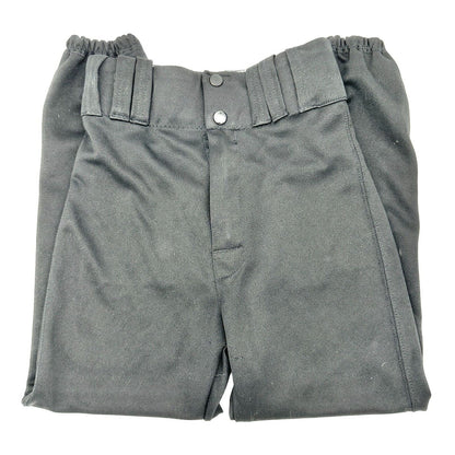 Martin Athletic Pants Youth M Black Zip Snap Closure Back Pockets 21.5 in inseam