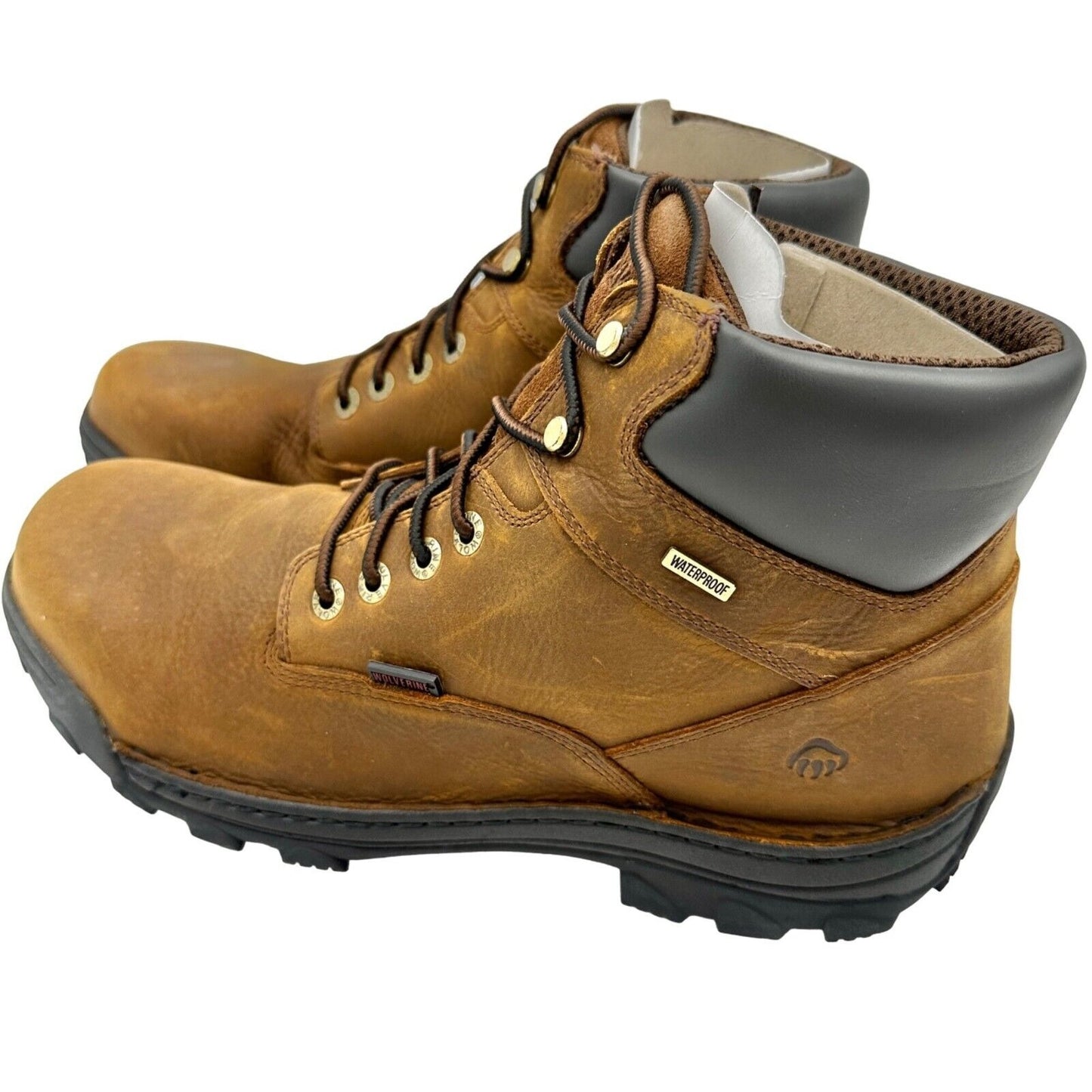 Wolverine Durbin 6" Mens 14 Work Boots Waterproof Steel Toe EH Rated Skid Proof