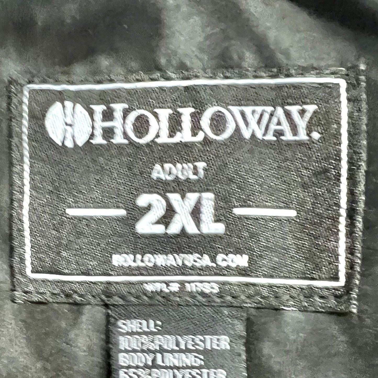 Holloway Pullover Jacket 2XL Black Orange Middletown LS Side Pockets EUC