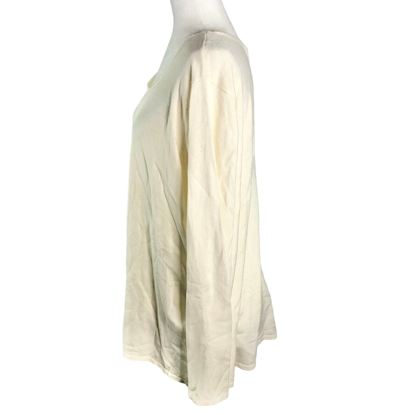 Cato Est 1946 22/24W Ivory Pullover Sweater Long Sleeved Women NWT