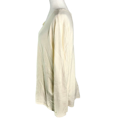 Cato Est 1946 22/24W Ivory Pullover Sweater Long Sleeved Women NWT