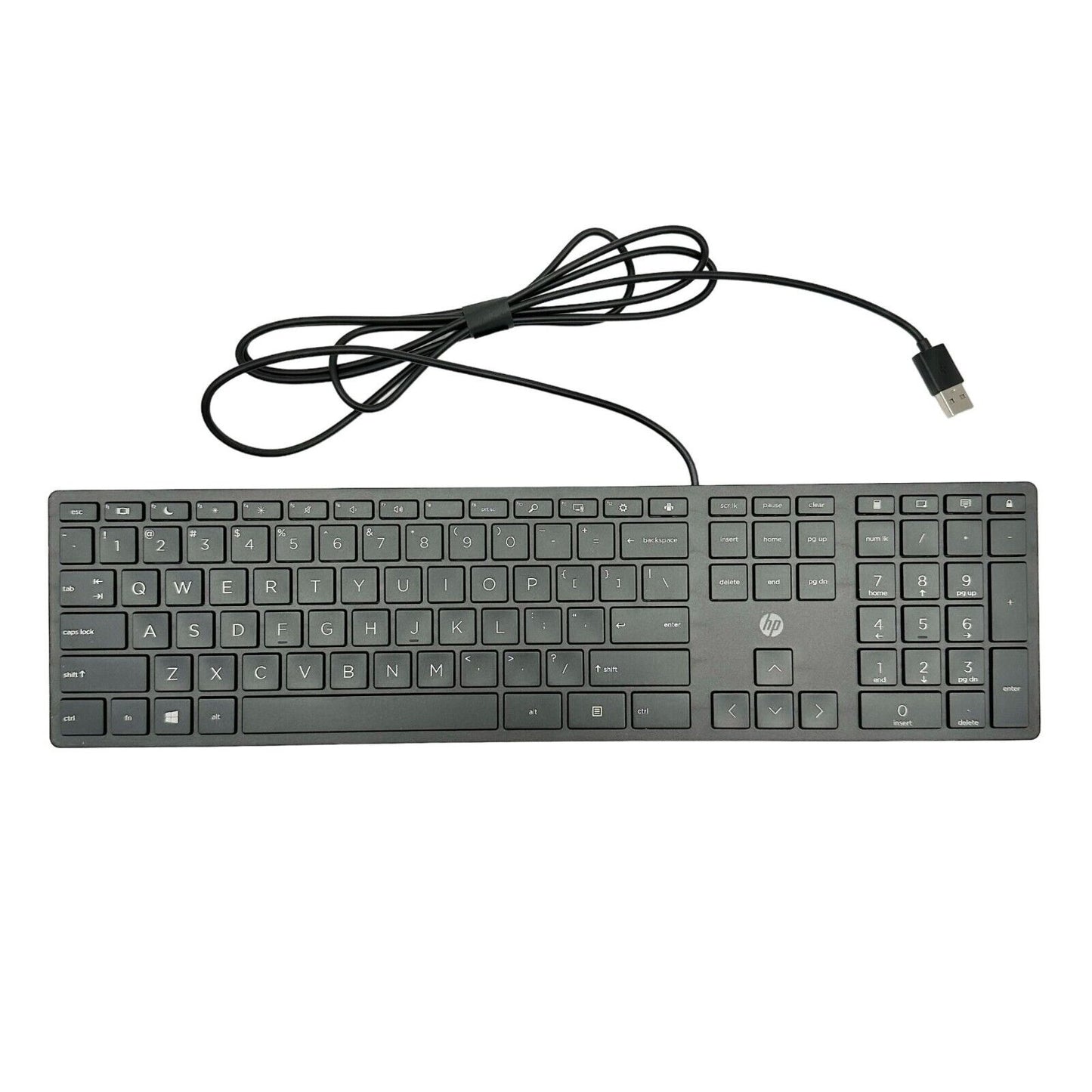 HP Halley Keyboard 17x4.5 Black Right Number Pad NIB Model HSA-P010K Wired USB