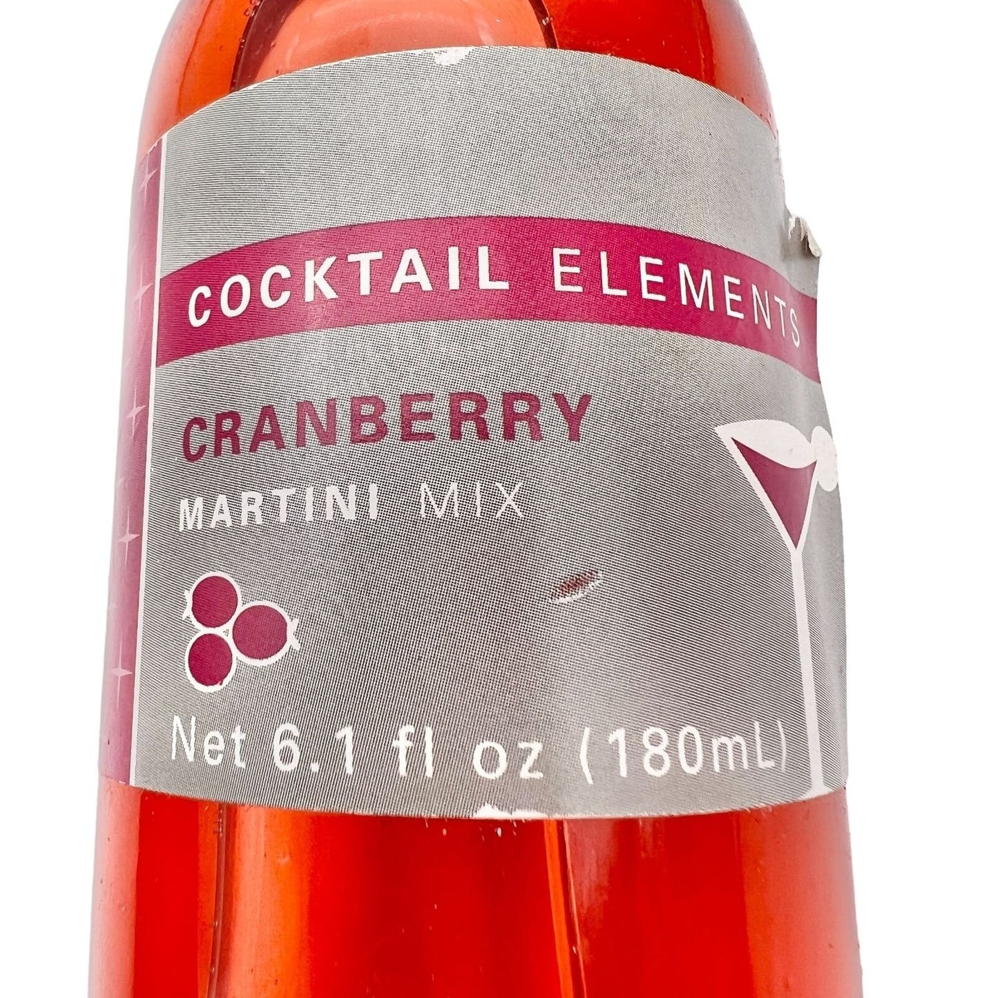 Cocktail Elements Cranberry Martini Set Mix Rimming Sugar Shaker