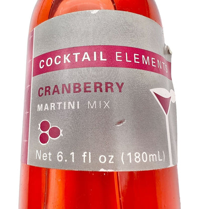 Cocktail Elements Cranberry Martini Set Mix Rimming Sugar Shaker