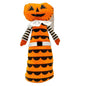 Huntington Home Halloween Figurine 12 x 4.5 Fabric Tabletop Orange Pumpkin Lady