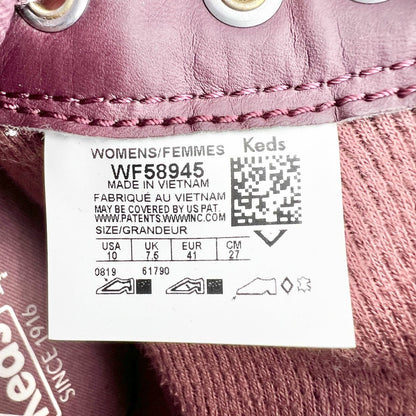 Keds Size 10 Dream Foam Wine Color Lace Up Short Boots