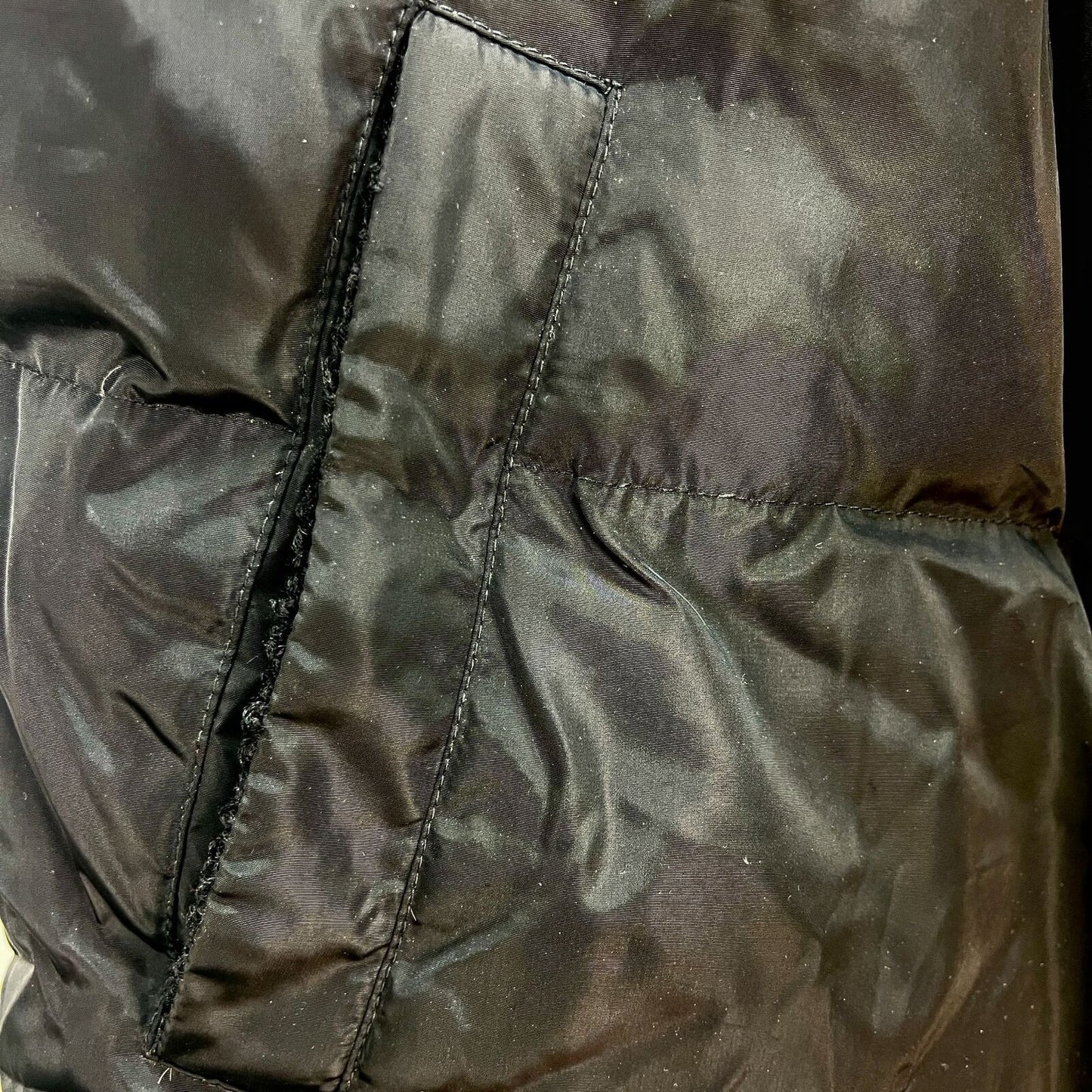 Only True Streetwear Puffer Vest Womens Small Black