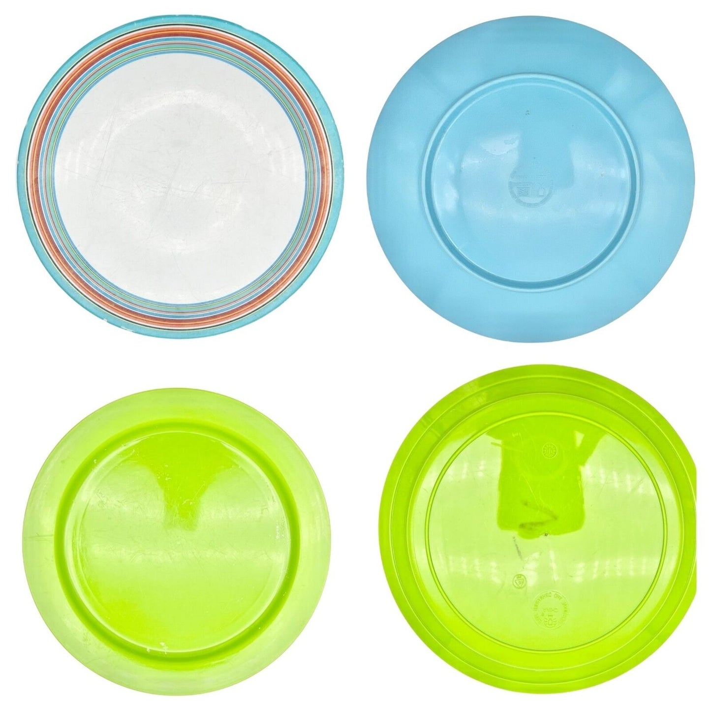 Bundle of 6 Pieces Melamine Mixed Children Dishes Bowls and Plates