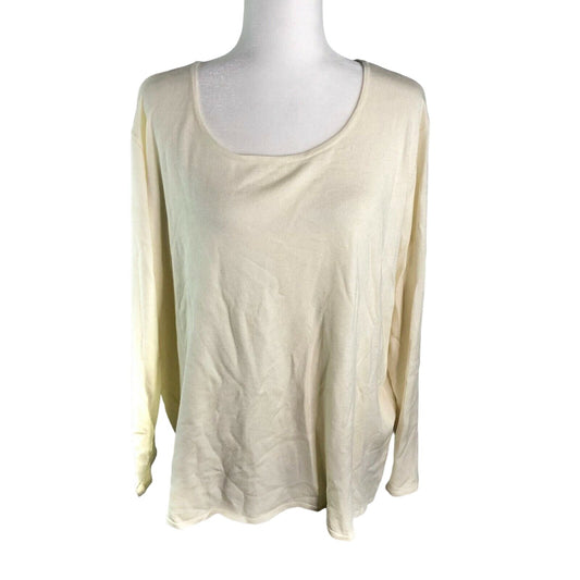 Cato Est 1946 22/24W Ivory Pullover Sweater Long Sleeved Women NWT