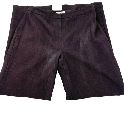 Dress Barn Women's 10 Brown Lined Pants No Pockets
