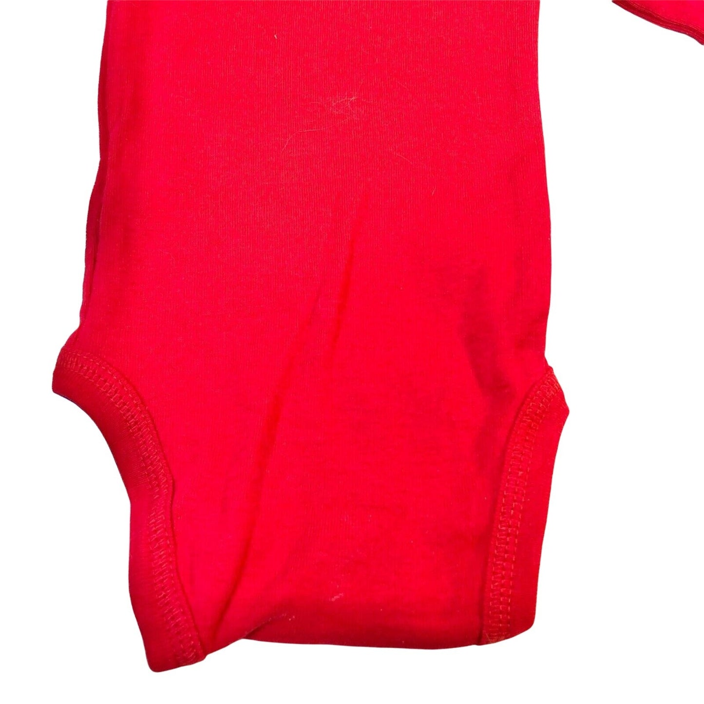 Carters Red Newborn Bodysuit My 1st Valentine's Day Snaps Long Sleeves NWT