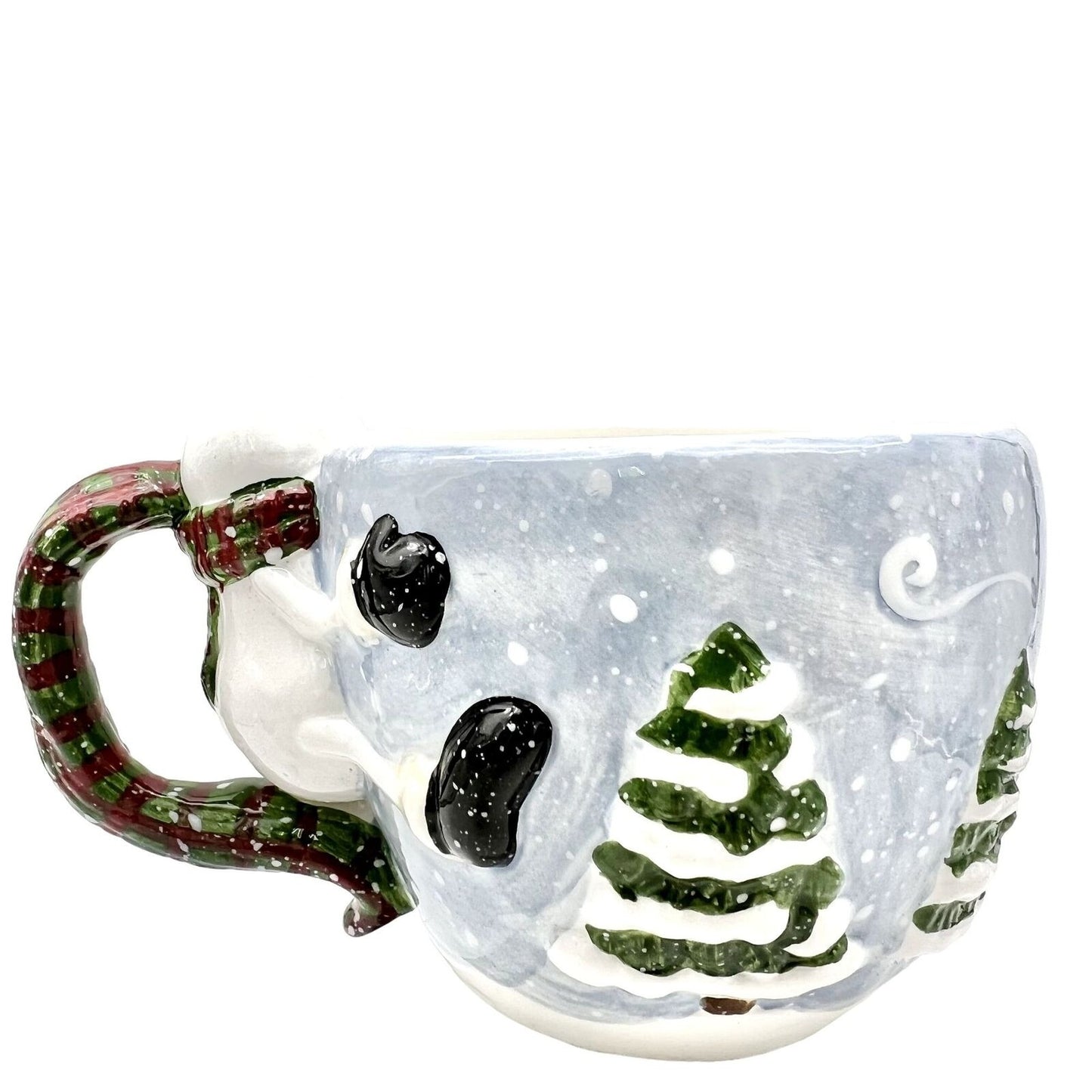 Bella Casa by Gant Mug 8 oz Wintery Snowman Christmas