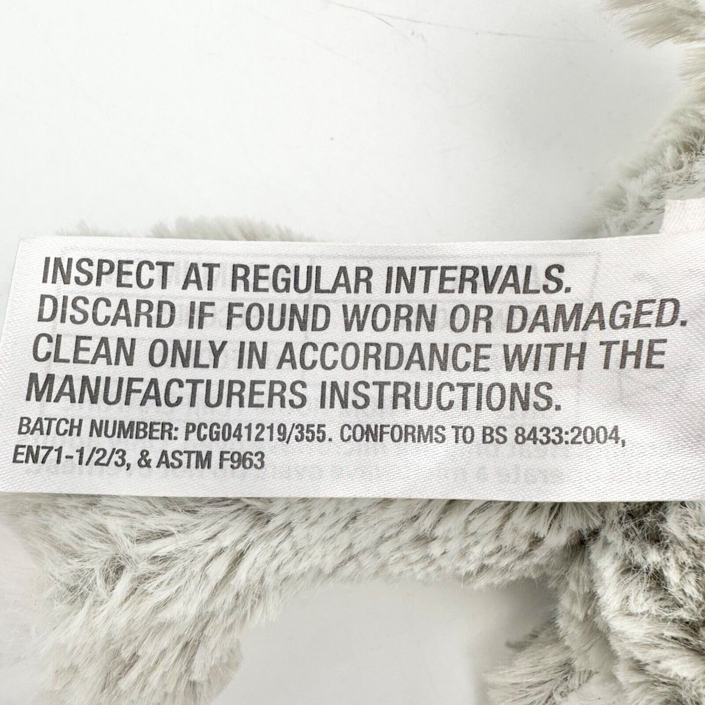 Warmies Cat 14 x 9 Gray White Microwaveable Scented with Relaxing Lavender NWT