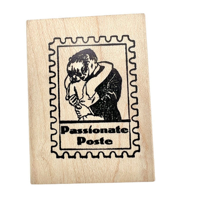Lot of 2 New Ink Pads and 2 Stamps King of Hearts Passionate Poste