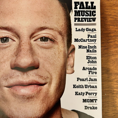 Rolling Stone Magazine Issue 1190 August 29 2013 Macklemore Fall Music Preview