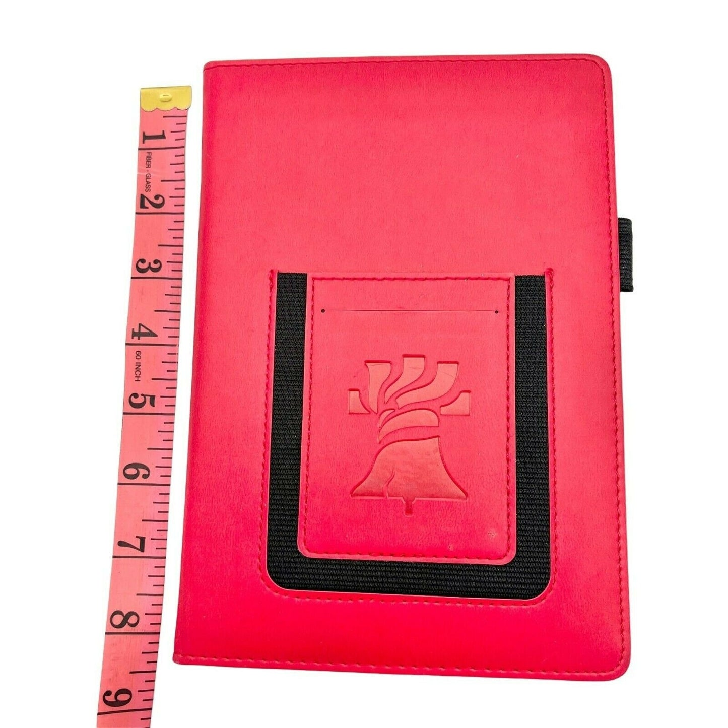 Spector & Co RFID Padded Red Faux Leather Journal Lined Pages 8.5 x 6