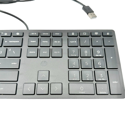 HP Halley Keyboard 17x4.5 Black Right Number Pad NIB Model HSA-P010K Wired USB