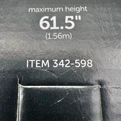 Office Depot Easel Quick-Setup Display Black Metal Max Height 61.5 NIB