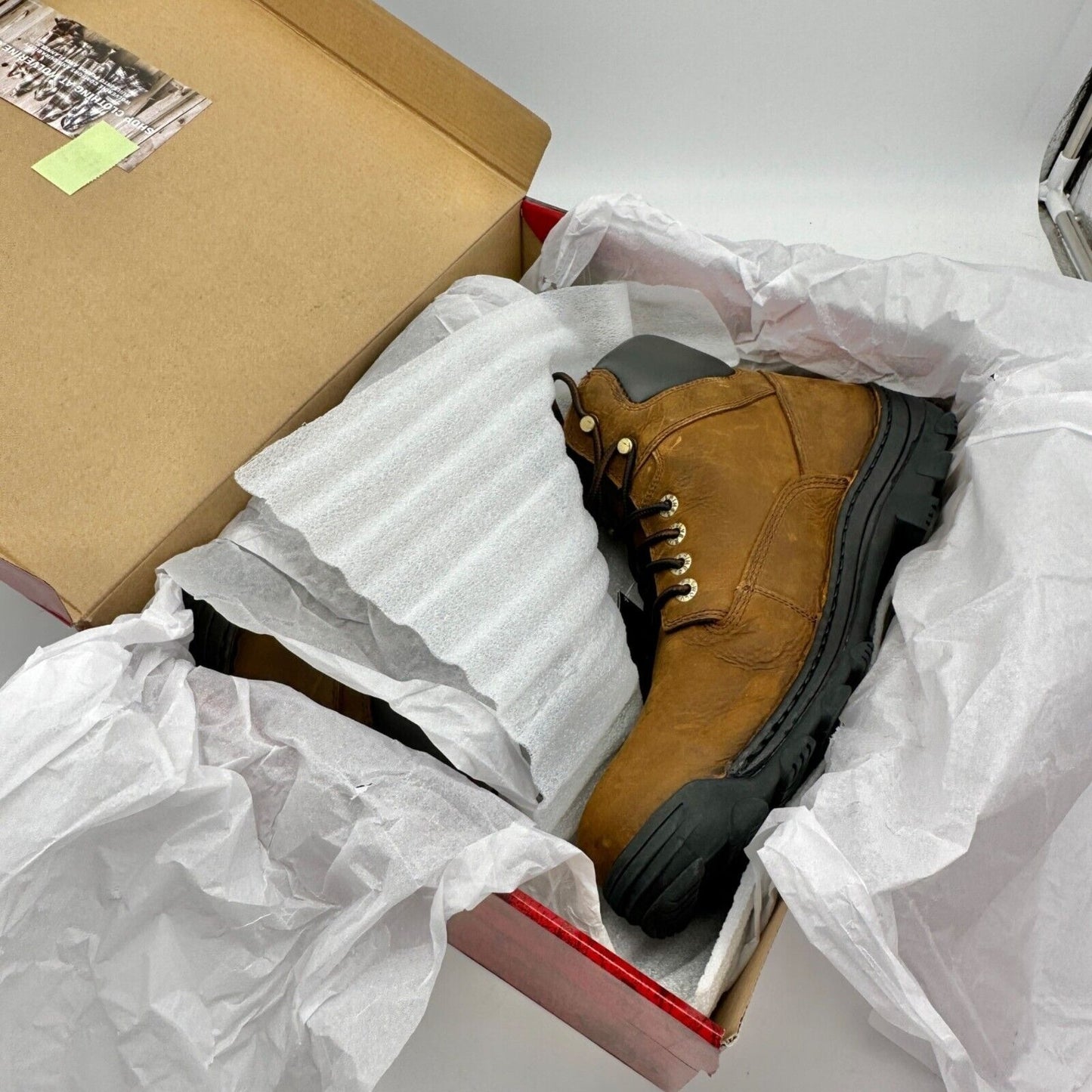 Wolverine Durbin 6" Mens 14 Work Boots Waterproof Steel Toe EH Rated Skid Proof