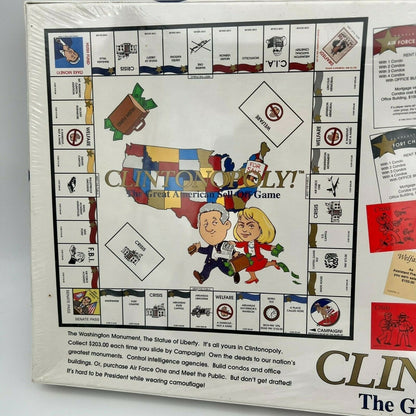 Clintonopoly Board Game 1995 New Sealed Original Packaging