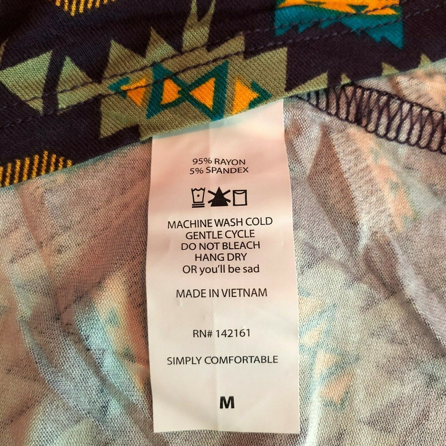 LuLaRoe RETIRED Irma Women's M Purple Gold Teal Green mid-length sleeves NWT